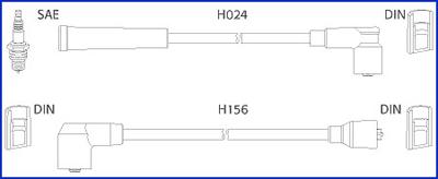 HITACHI 134230 - Комплект запалителеи кабели vvparts.bg