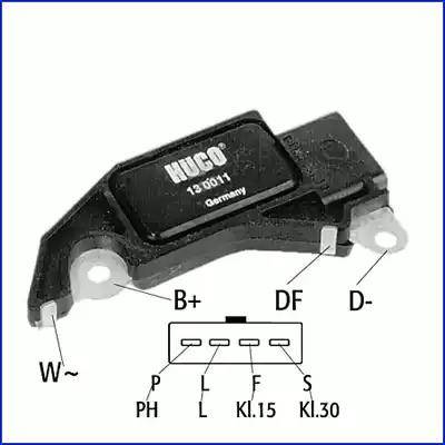 HITACHI 130011 - Регулатор на генератор vvparts.bg