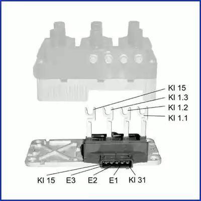 HITACHI 138428 - Запалителна бобина vvparts.bg