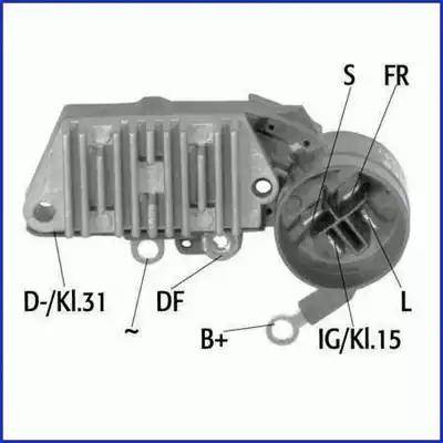 HITACHI 132941 - Регулатор на генератор vvparts.bg