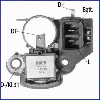 HITACHI 132910 - Регулатор на генератор vvparts.bg