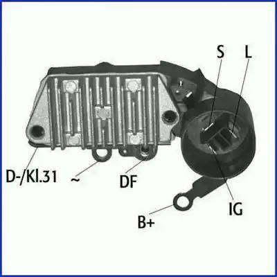 HITACHI 132975 - Регулатор на генератор vvparts.bg