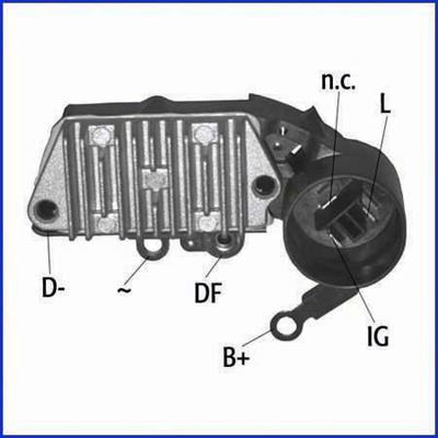 HITACHI 132976 - Регулатор на генератор vvparts.bg