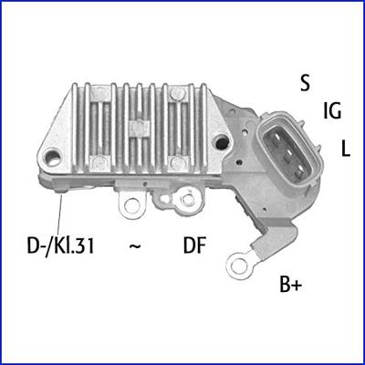 HITACHI 132890 - Регулатор на генератор vvparts.bg