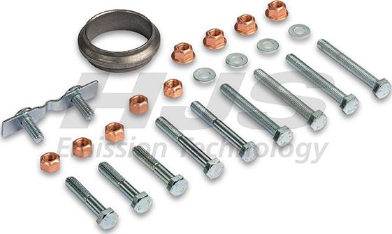 HJS 82 13 2462 - Монтажен комплект, катализатор vvparts.bg