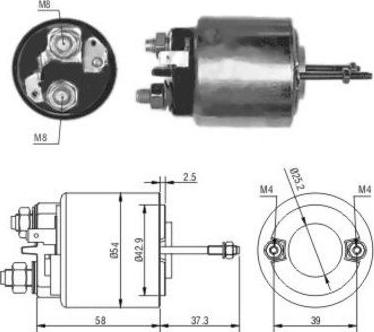 Hoffer 46009 - Магнитен превключвател, стартер vvparts.bg