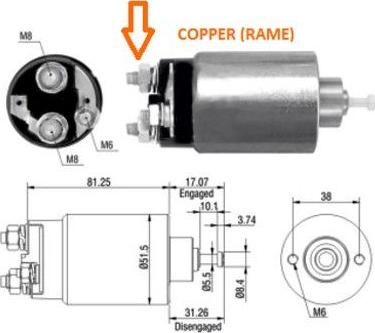 Hoffer 46007 - Магнитен превключвател, стартер vvparts.bg