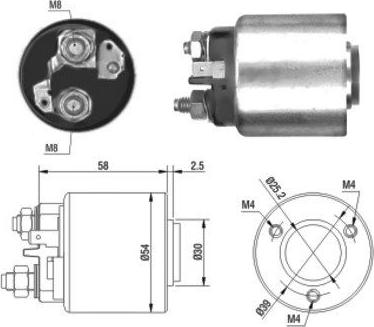 Hoffer 46011 - Магнитен превключвател, стартер vvparts.bg