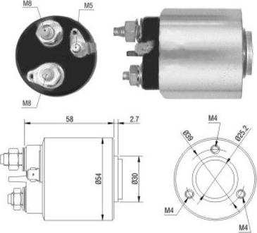 Hoffer 46013 - Магнитен превключвател, стартер vvparts.bg