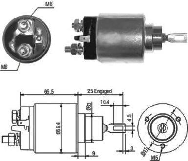 Hoffer 46074 - Магнитен превключвател, стартер vvparts.bg