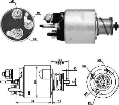 Hoffer 46169 - Магнитен превключвател, стартер vvparts.bg