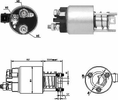 Hoffer 46136 - Магнитен превключвател, стартер vvparts.bg