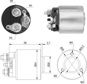 Hoffer 46212 - Магнитен превключвател, стартер vvparts.bg