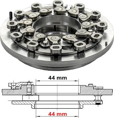 Hoffer 6500612 - Ремонтен к-кт, турбо vvparts.bg