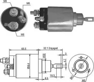 Hoffer 6646069 - Магнитен превключвател, стартер vvparts.bg