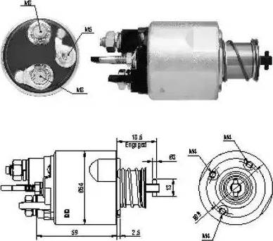 Hoffer 6646169 - Магнитен превключвател, стартер vvparts.bg