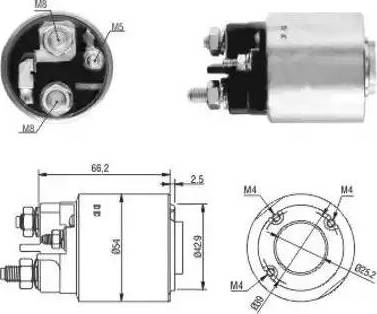 Hoffer 6646131 - Магнитен превключвател, стартер vvparts.bg