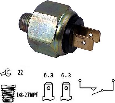 Hoffer 3500018 - Ключ за спирачните светлини vvparts.bg