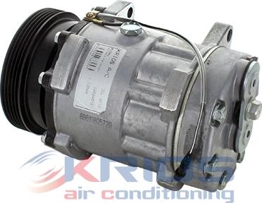 Hoffer K11354A - Компресор, климатизация vvparts.bg