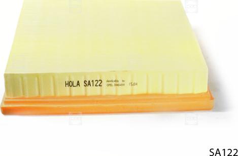 Hola SA122 - Въздушен филтър vvparts.bg