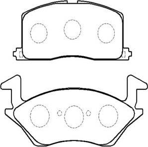 Magneti Marelli 363702160960 - Комплект спирачно феродо, дискови спирачки vvparts.bg