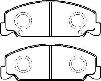 Woking 3429 - Комплект спирачно феродо, дискови спирачки vvparts.bg