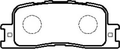 Roulunds Rubber 872481 - Комплект спирачно феродо, дискови спирачки vvparts.bg