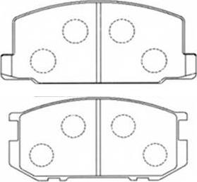 Roulunds Braking 440581 - Комплект спирачно феродо, дискови спирачки vvparts.bg