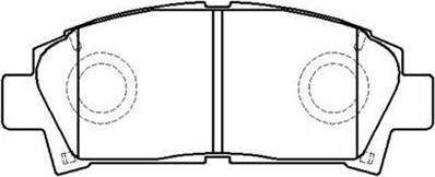 FTE BL1407F2 - Комплект спирачно феродо, дискови спирачки vvparts.bg