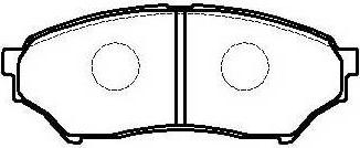 Blue Print ADC44230AF - Комплект спирачно феродо, дискови спирачки vvparts.bg