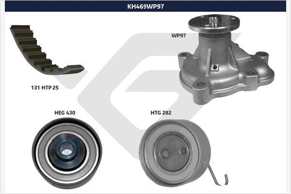 Hutchinson KH 469WP97 - Водна помпа+ к-кт ангренажен ремък vvparts.bg