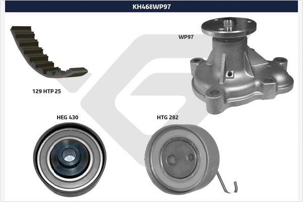 Hutchinson KH 468WP97 - Водна помпа+ к-кт ангренажен ремък vvparts.bg