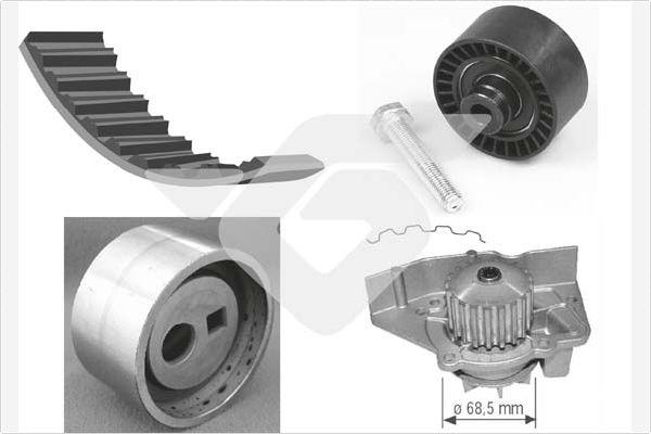 Hutchinson KH 46WP26 - Водна помпа+ к-кт ангренажен ремък vvparts.bg