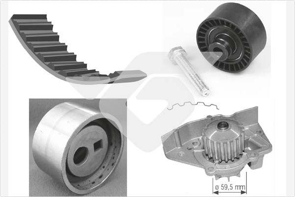 Hutchinson KH 46WP27 - Водна помпа+ к-кт ангренажен ремък vvparts.bg