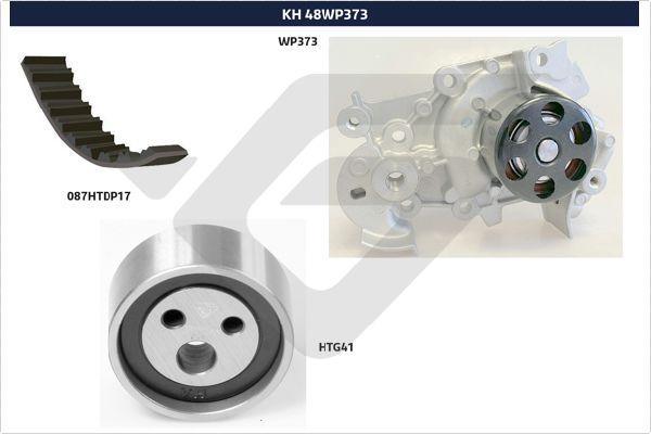 Hutchinson KH 48WP373 - Водна помпа+ к-кт ангренажен ремък vvparts.bg