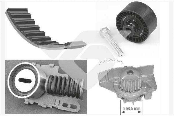 Hutchinson KH 42WP12 - Водна помпа+ к-кт ангренажен ремък vvparts.bg