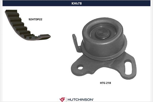 Hutchinson KH 478 - Комплект ангренажен ремък vvparts.bg