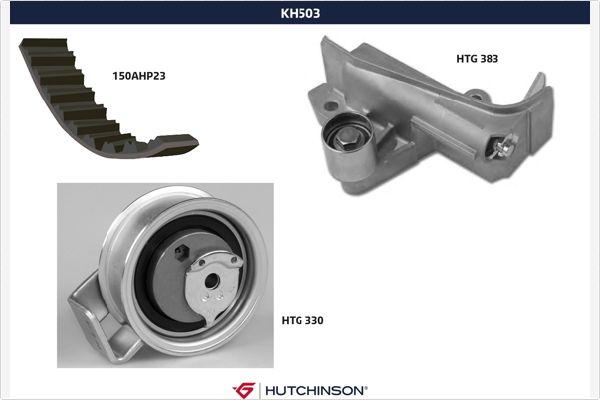 Hutchinson KH 503 - Комплект ангренажен ремък vvparts.bg