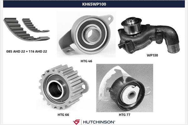 Hutchinson KH 65WP100 - Водна помпа+ к-кт ангренажен ремък vvparts.bg