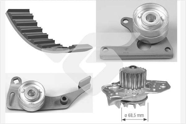 Hutchinson KH 06WP09 - Водна помпа+ к-кт ангренажен ремък vvparts.bg