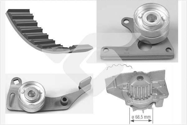 Hutchinson KH 06WP12 - Водна помпа+ к-кт ангренажен ремък vvparts.bg