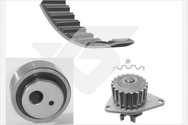 Hutchinson KH 13WP05 - Водна помпа+ к-кт ангренажен ремък vvparts.bg