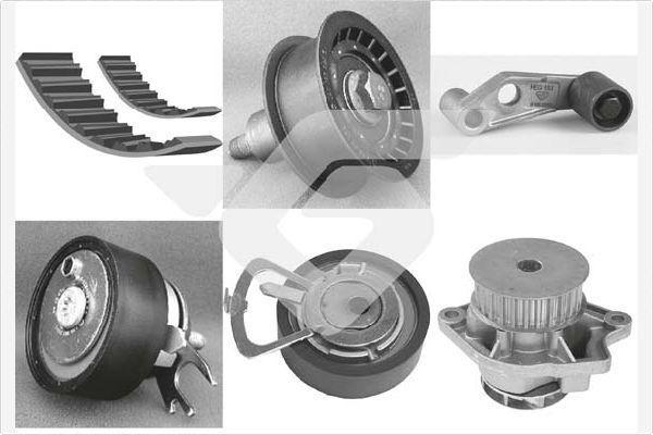 Hutchinson KH 192WP32 - Водна помпа+ к-кт ангренажен ремък vvparts.bg