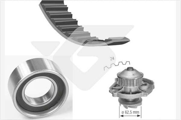 Hutchinson KH 146WP40 - Водна помпа+ к-кт ангренажен ремък vvparts.bg