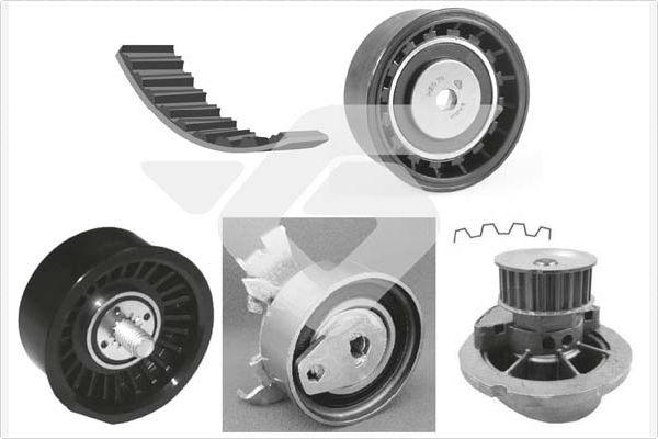 Hutchinson KH 152WP74 - Водна помпа+ к-кт ангренажен ремък vvparts.bg