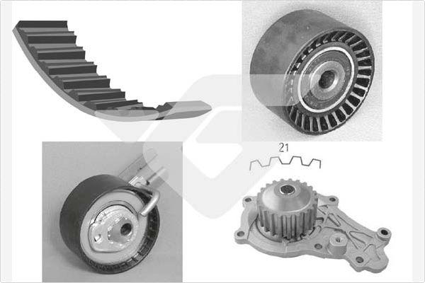 Hutchinson KH 165WP59 - Водна помпа+ к-кт ангренажен ремък vvparts.bg