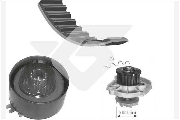 Hutchinson KH 139WP46 - Водна помпа+ к-кт ангренажен ремък vvparts.bg