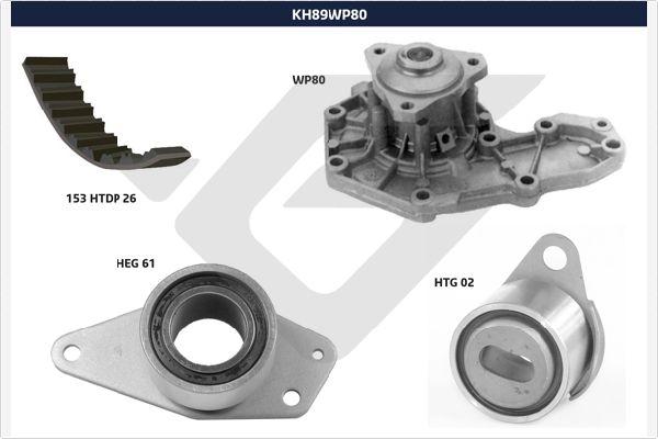 Hutchinson KH 89WP80 - Водна помпа+ к-кт ангренажен ремък vvparts.bg