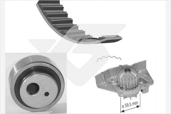 Hutchinson KH 25WP11 - Водна помпа+ к-кт ангренажен ремък vvparts.bg