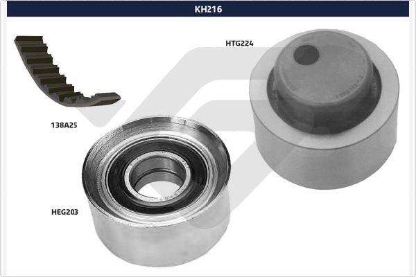 Hutchinson KH 216 - Комплект ангренажен ремък vvparts.bg